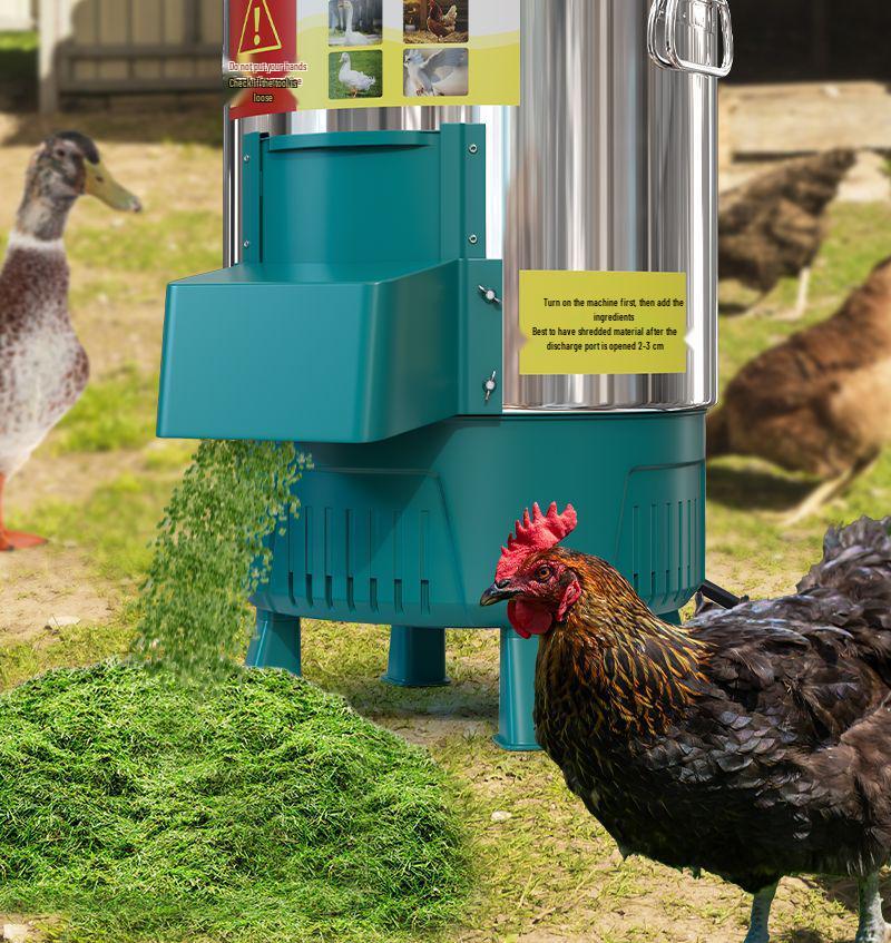 Multi-Functional Electric Vegetable Chopper and Grinder for Poultry and Aquaculture