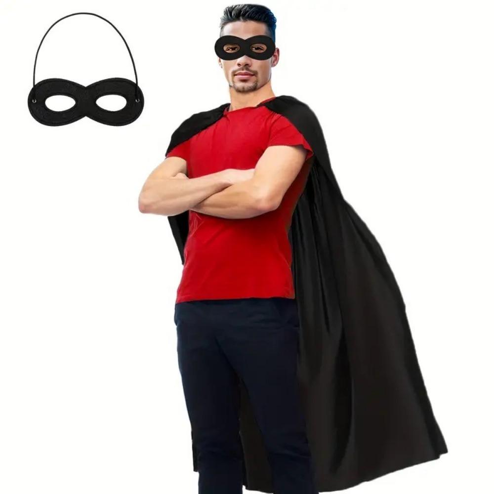2Pcs/Set Cosplay Costume Halloween Superhero Cloak Halloween Cloak Costume Set  Stage Performance