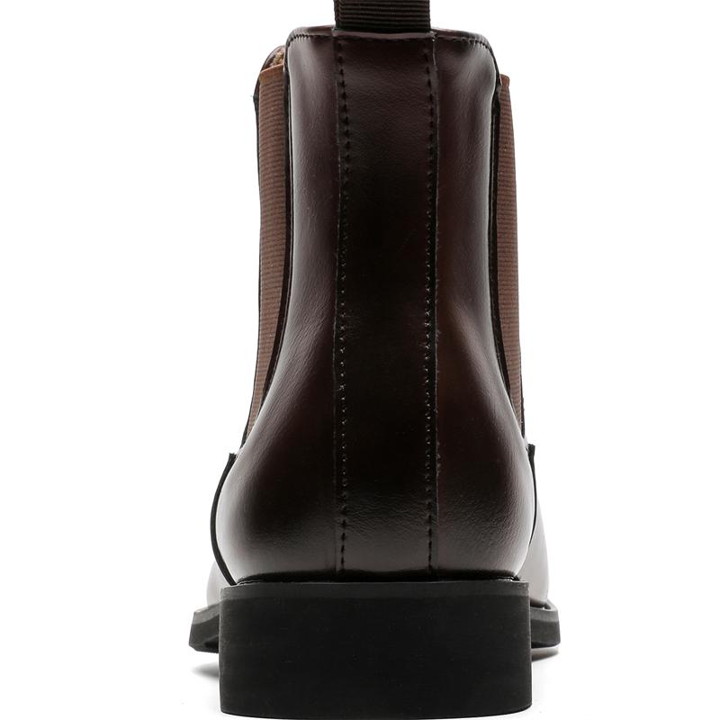 Fashion Leather Chelsea Ankle Boots Casual Shoes for Men Fashion Dress Tenis De Hombre Moccasins Tenis Caballero Designer Sneakers