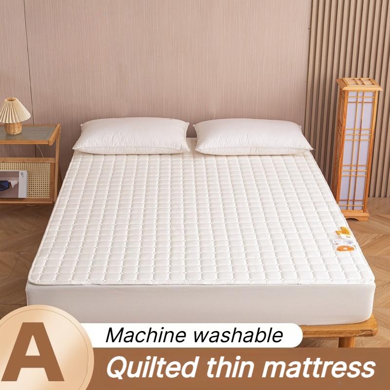 2026 Quilted Mattress,Thin Mattress, Home Bedroom and Dormitory Soft Cushion, Protected Pad, Anti Slip Mattress