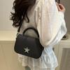 Starry Diamond Chain Texture Crossbody Bags Women Fashion Shiny Star Small Square Hand-held Shoulder Bag Lady Commuting Handbags
