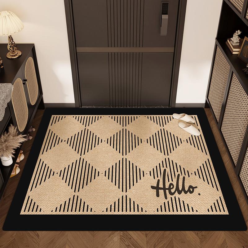 

Современный простой ковер для двери дома, износостойкий коврик для пыли, нескользящий коврик для двери дома 50*80cm