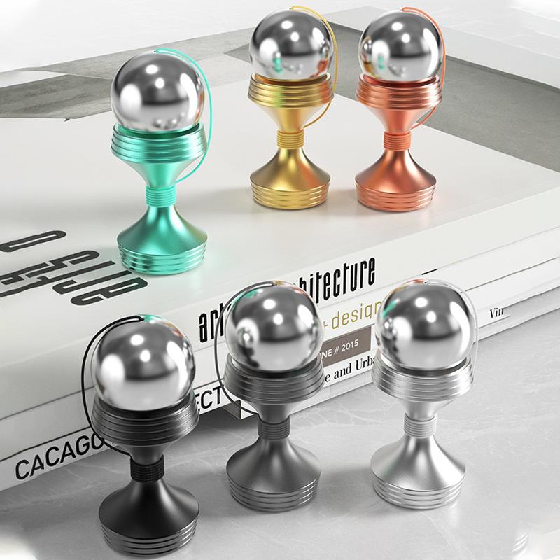 Fingertip Desktop Spinner Flip-Handle Toy Aluminium Alloy Artistic Ornament Office Stress For Adult GiftRelief Toys