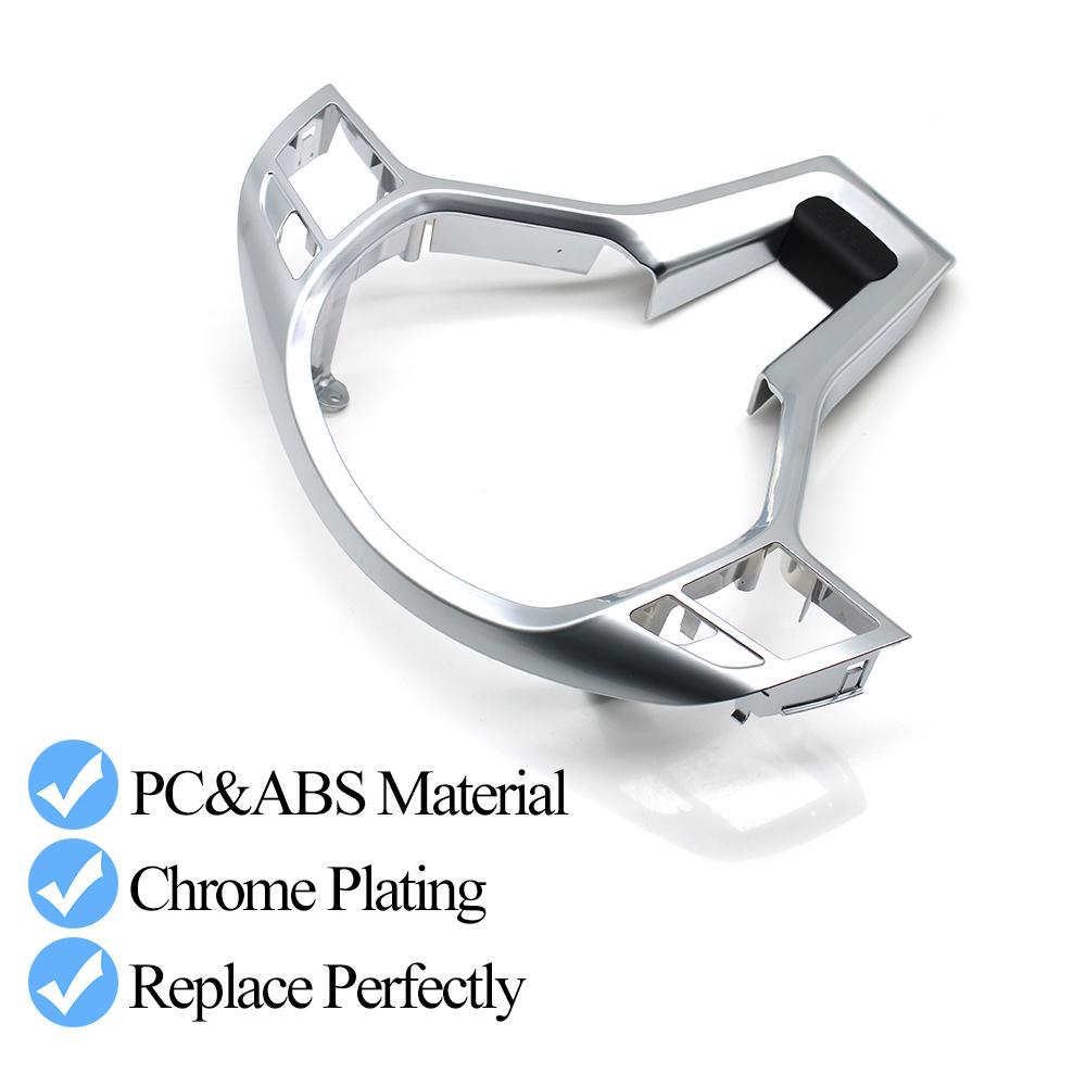 Car Steering Wheel Trim Cover Panel Outer Frame For Mercedes Benz AMG A B C E GLK Class W176 W246 W204 C204 X204 W212 W218