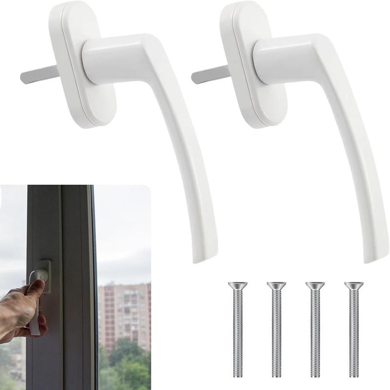 Window Handle Durable Alloy Plastic Steel Door Window Lock Sliding Window Anti Slip Universal Fit Home Hardware Accessories