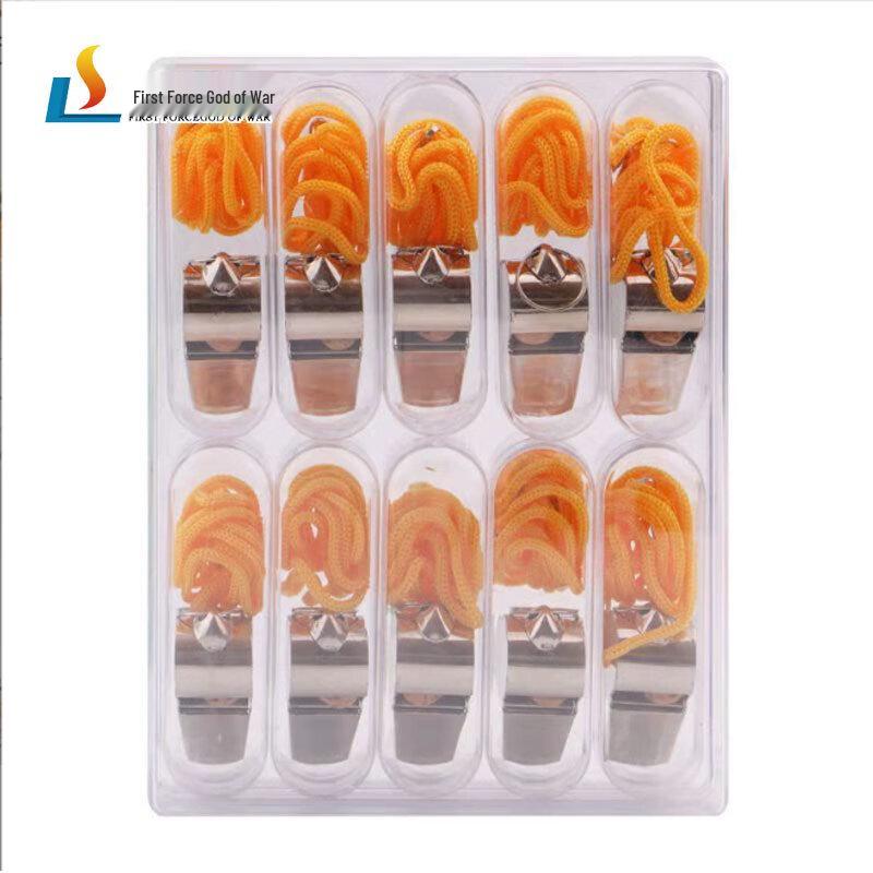 Shouli ZhanShen Stainless Steel Sports Whistle (10-pack)