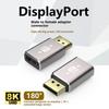 Right Angle DP 1.4 Adapter DisplayPort Male to Female 90 Degree Connector for Home Office PC Laptop Monitor Connection