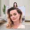 Warm Soft Blanket Picnic Margot Robbie Bedding Throws Funny Bedspread For Bedroom
