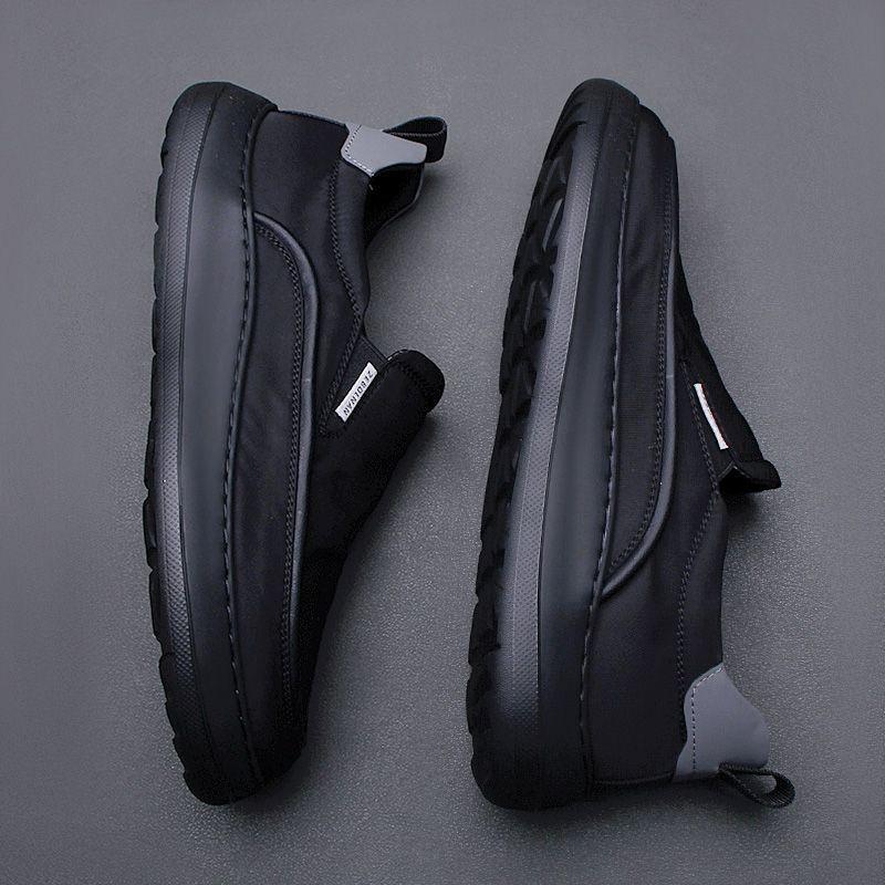 Summer Lightweight Men Canvas Shoes Fashion Breathable Platform Casual Sneakers Outdoor Comfortable Flats Walking Footwear 39-46