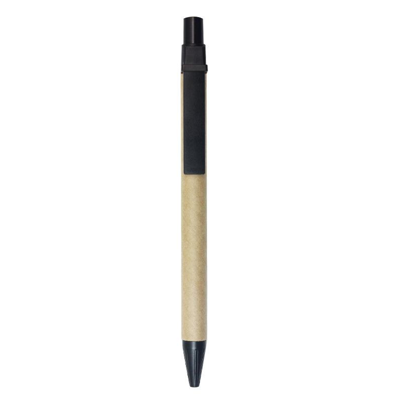

5pcs Paper Ball Pen Black Ink Ballpoint Green Concept Environment Friendly Promotion Gift Personalize Pens