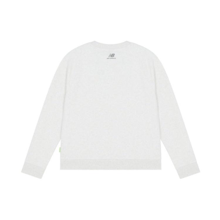 (WMNS) New Balance Solid Color Casual Round Neck Sports Hoodie Creamy White Women's 5CC17032-OA