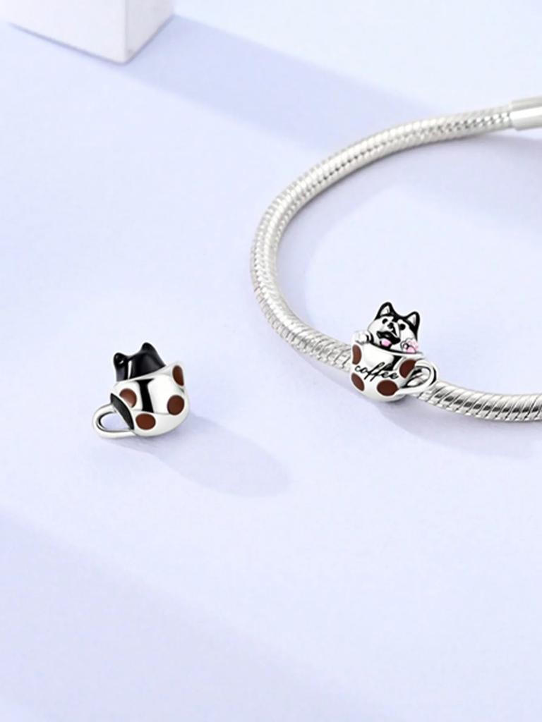 Charms Plata Copper Colors Cats Puppies And Giraffes Beads Charm Pendant For Original Bracelet For Women Diy Jewelry Love Gift