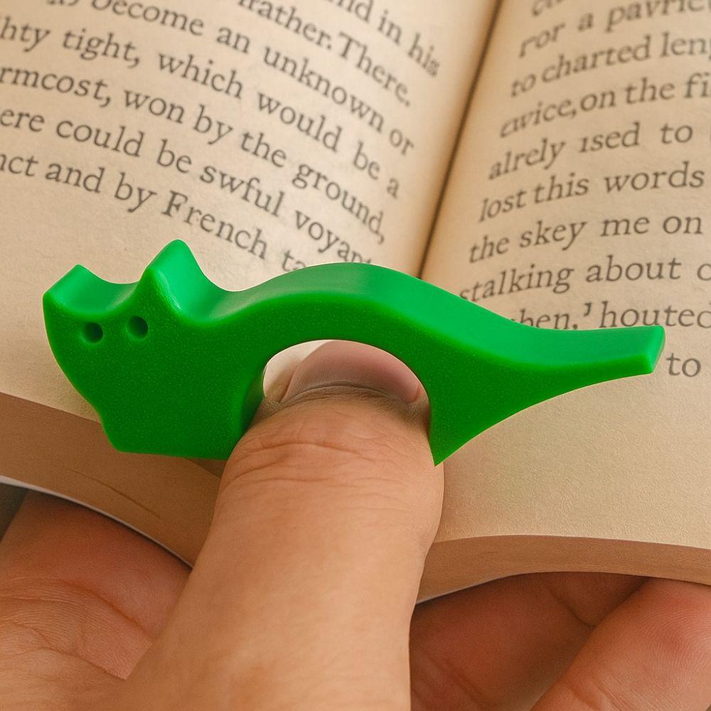Cartoon Book Thumb Page Holder Scratch Resistant Book Page Holder Office