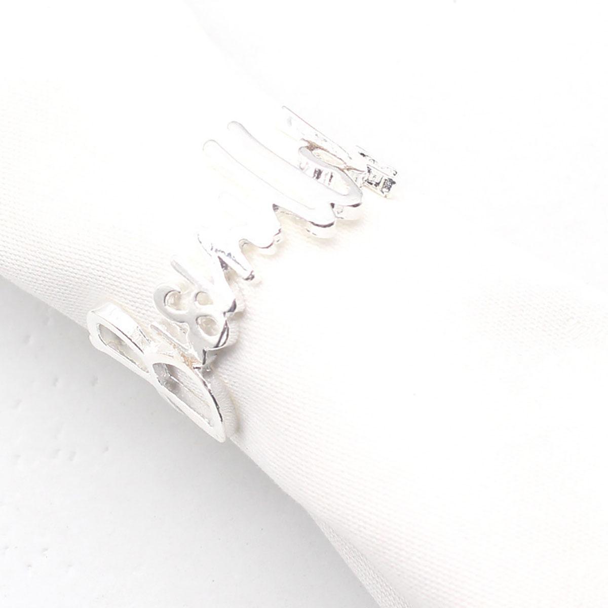 

1/6 шт. Кольца для салфеток из золотого сплава с буквами для салфеток мусульманские исламские Рамадан Карим вечеринка Декор подарки на Ид Мубарак