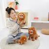 Plush Lion Sitting Toy Animal Stuffed Doll Home Bedroom Decoration Prop Gift