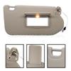 Compatible Beige Sun Visor Pair for Infiniti QX60 (2013-2018), Part Number 96400-9PB0A