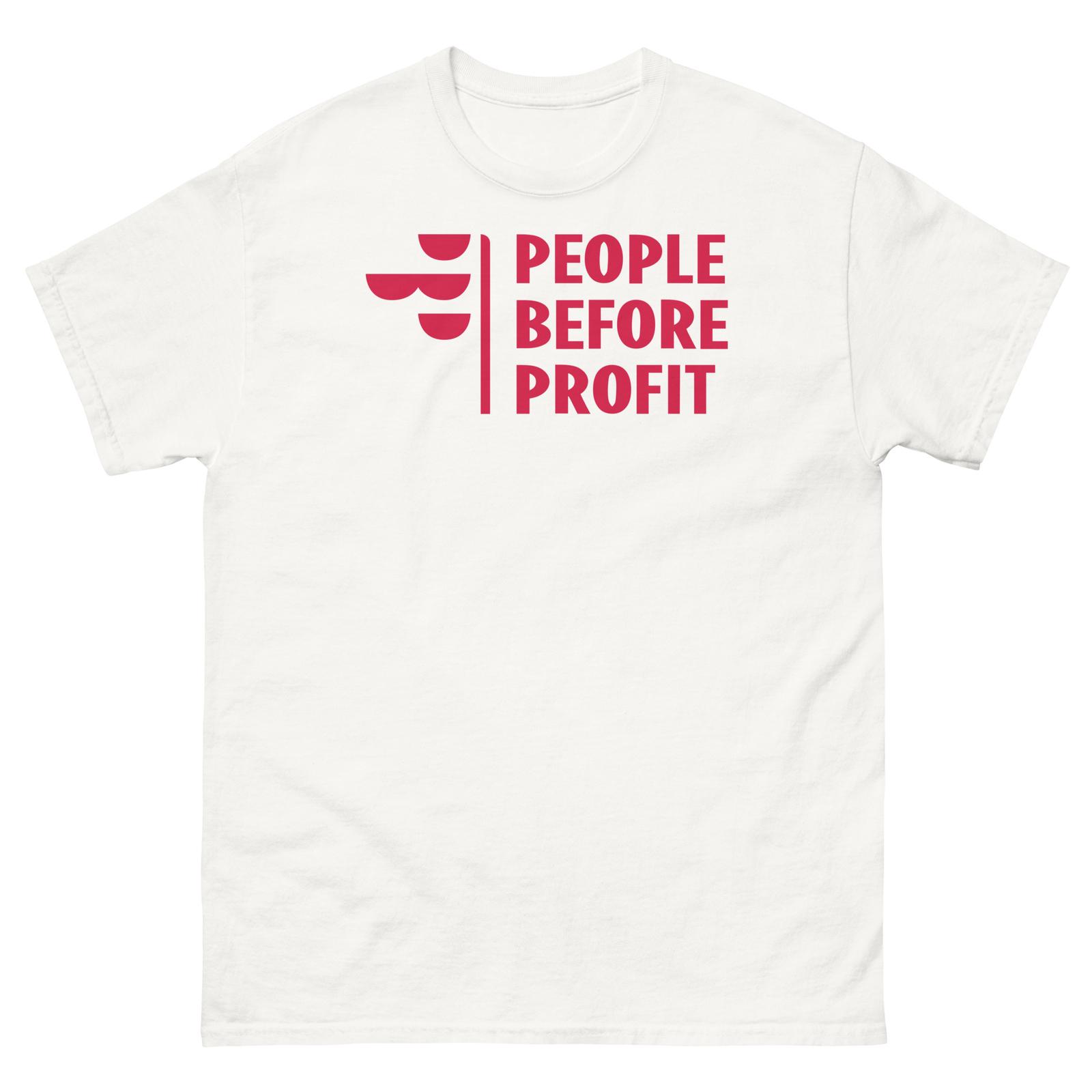 

People Before Profit Vintage Irish Political Party Unisex T-Shirt Mens Womens Tees Top 3XL