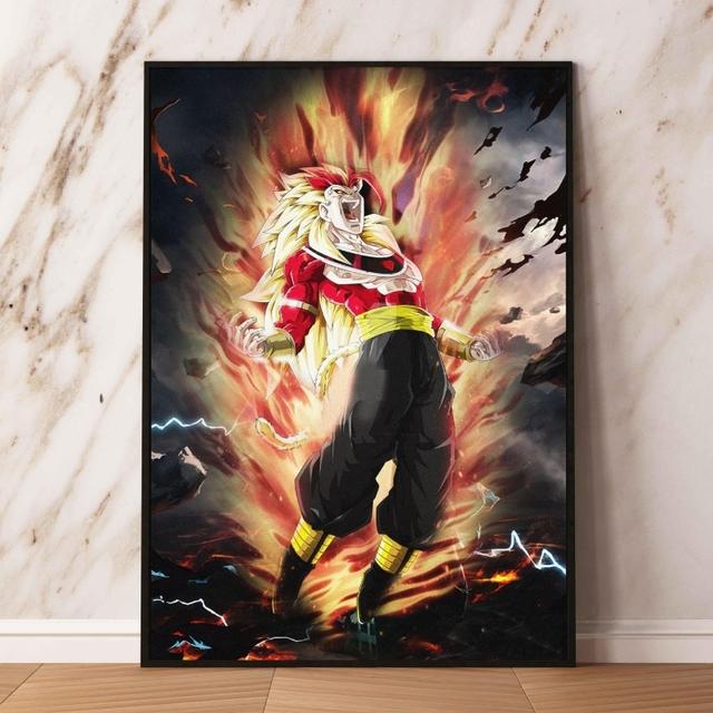 Toile imprimée Dragon Ball Carot moderne maison salon cadeau de noël classique sticker mural haute