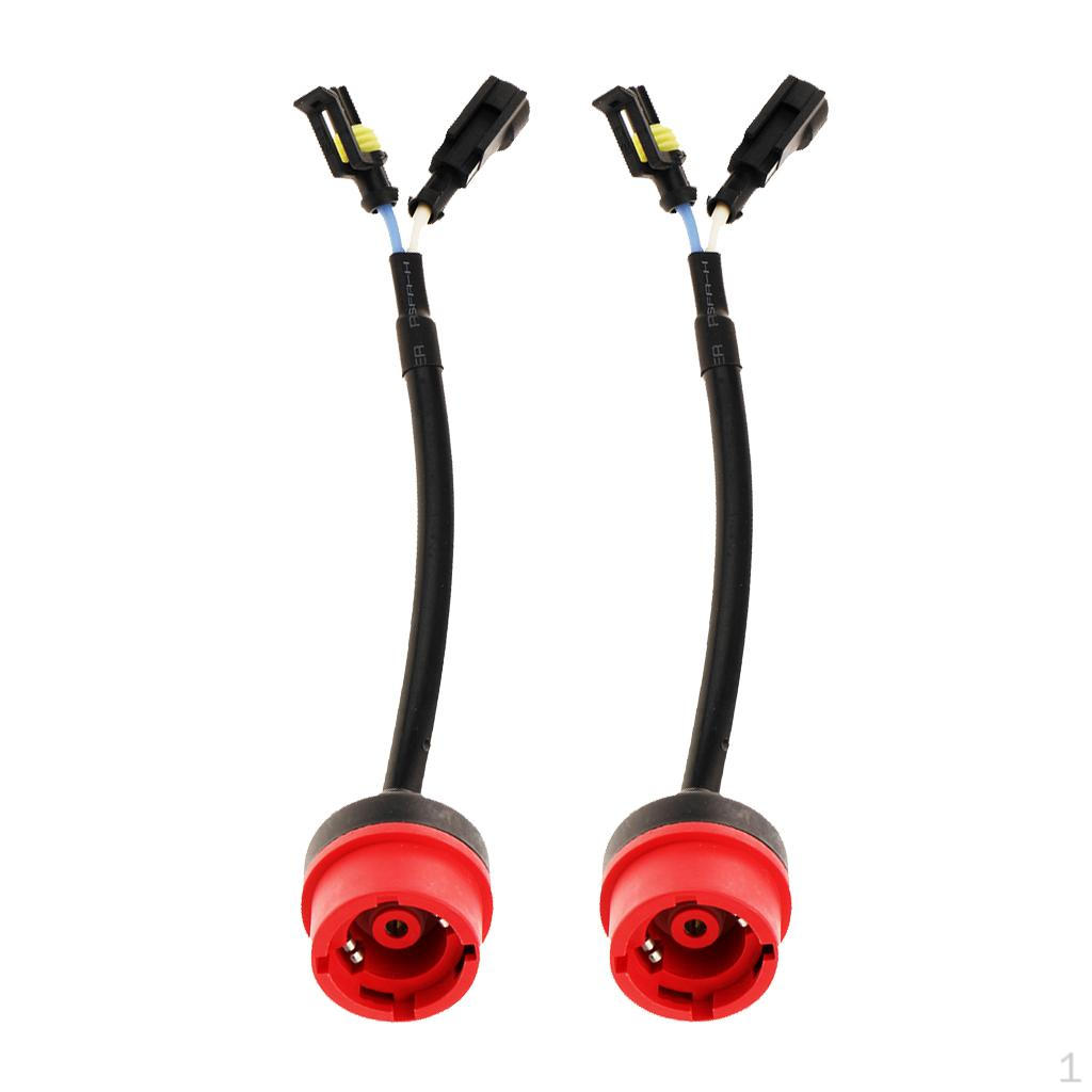 

2pcs D2 D4C D4R Socket Harness Wiring Cable Plug Connector Length: Approx.15cm