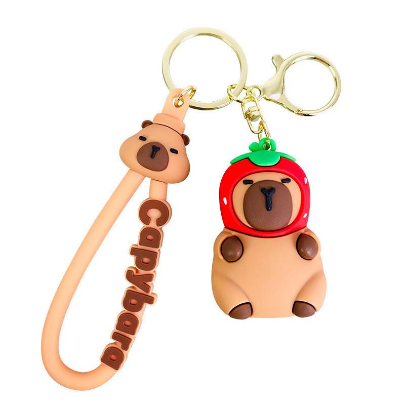 Cute Capybara Keychain Car Accessories Ideal For Parties And Gatherings