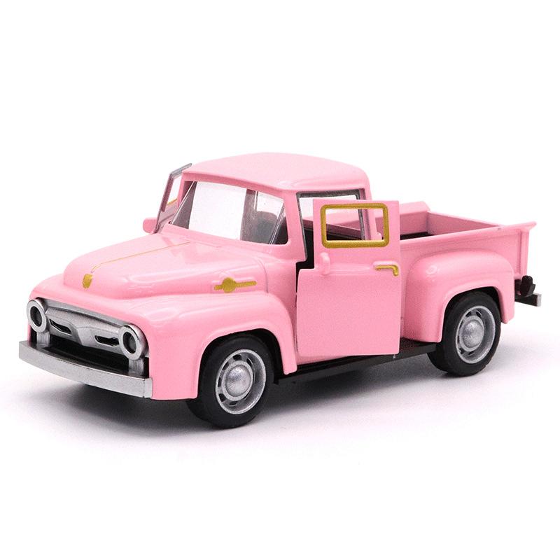 1:32 Maßstab Klassische Pickups LKW Automodell Legierung Rückzug Diecast & Spielzeug Fahrzeug für Jungen Kinder Weihnachten Sammlung Spielzeugauto