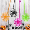 Glow Fever 24Pcs Sticky Spider Web Party Favors Pack, 7.5 inches in Total Length, Halloween Party Favors, Gifts For Birthday, Goodie Bag Classroom