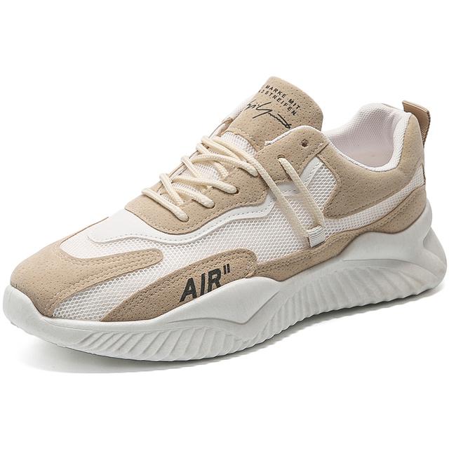 

Новая тенденция, мужская вулканизированная обувь, школьные дышащие кожаные мужские кроссовки, летние мужские туфли на платформе для прогулок с увеличением, белые 43 хаки