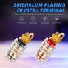 Banana Plug Connector Audio Jack Socket 4mm Binding Post For Amplifier Speaker Terminal Board Gold Plated Consumer ElectronicsGood product