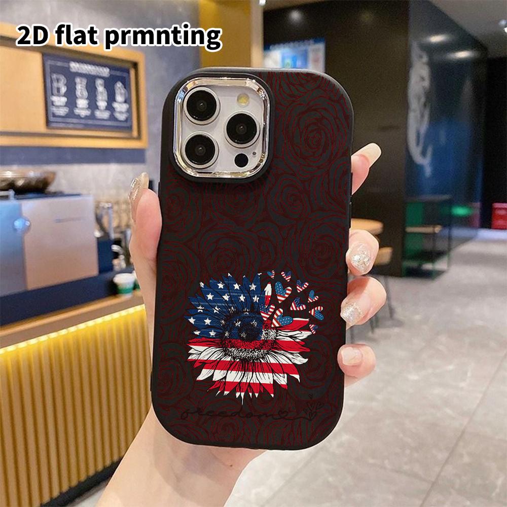 Phone Case: 2D flat design suitable for iPhone 18 17 16 15 14 13 Pro protective case, couple style, sunflowers, Christmas and Halloween gifts