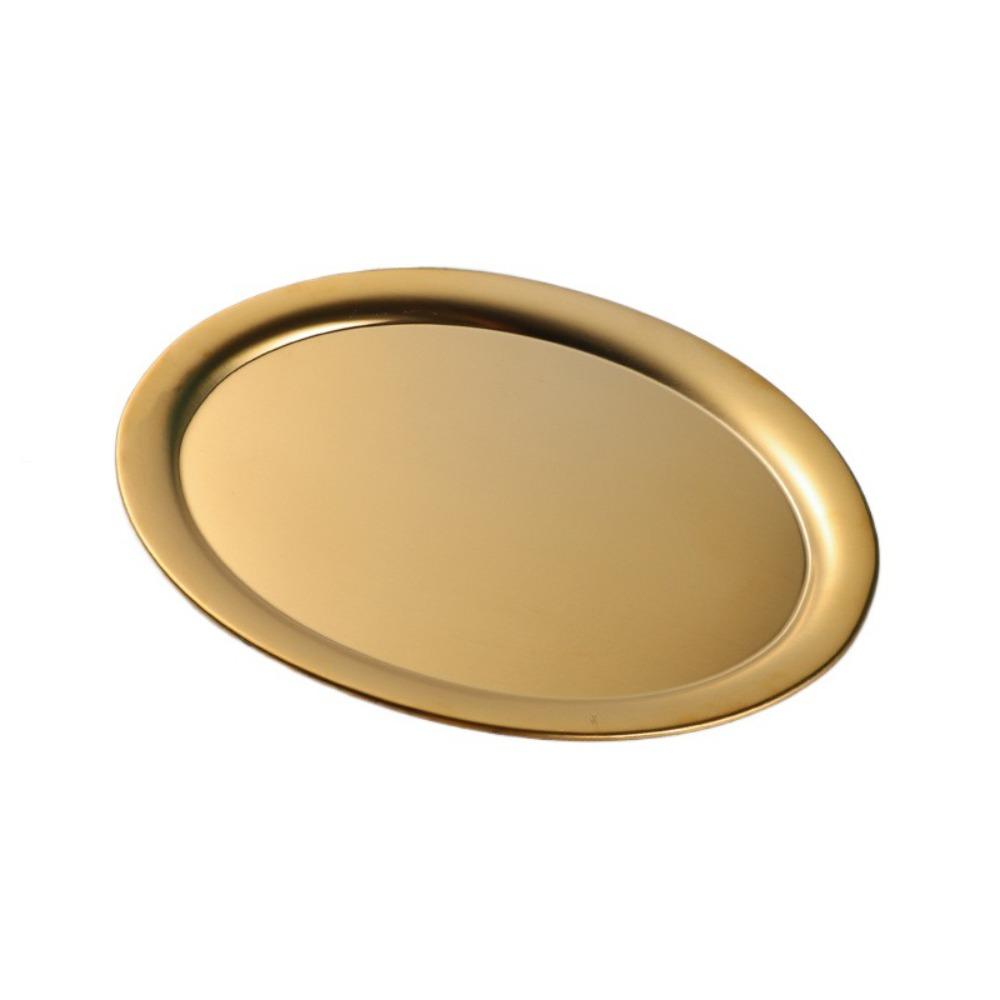 Multipurpose Korean Style Barbecue Pan Exquisite Dinner Plates Creative Oval Shaped Plate  Dining