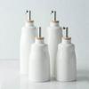 Ceramic Oil Bottle Kitchenware Oil Pot Soy Sauce Vinegar Bottle Condiment Jar Commercial Creative Light-Blocking Decanter