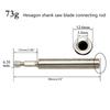 Inside Pipe Cutter, 1/4" Hex Shank PVC Plumbing Inside Cutter Internal Plastic Pipe Cutter Set