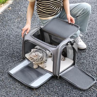 Cat Out Portable Shoulder Portable Pet Bag Large Space Breathable Cat Crossbody Pet Bags