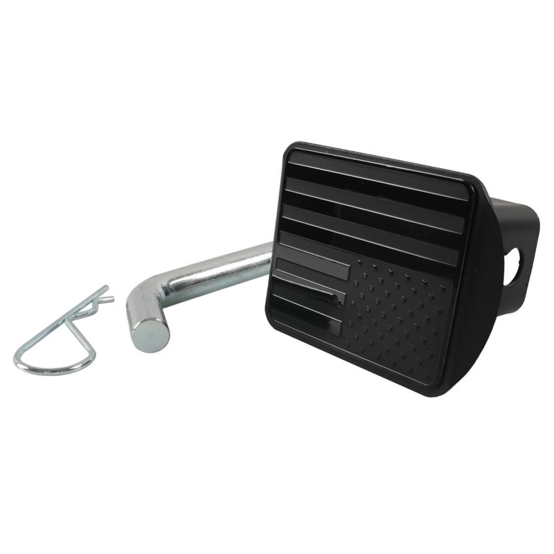 

Емблема американського прапора. Металева кришка зчіпного пристрою з фіксатором(Підходить для приймачів 2 чорного кольору) 1