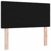 Headboard Black 80 cm Velvet