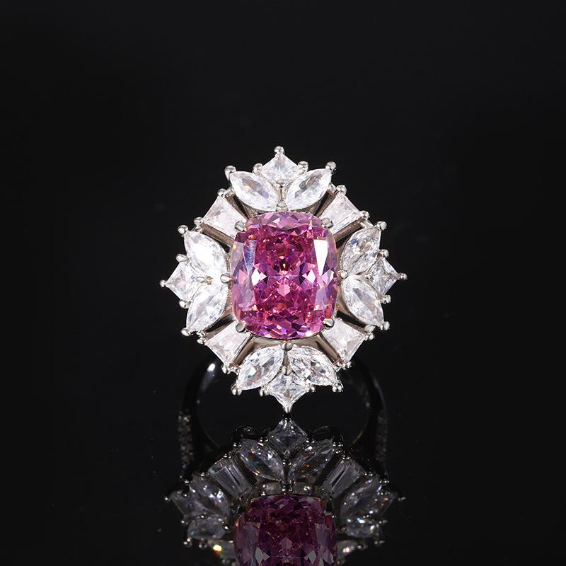 Jewelry Copper Bottom Gold-Plated Simulation Bird'S Nest Cut Dry Rose Set Female 10 * 12