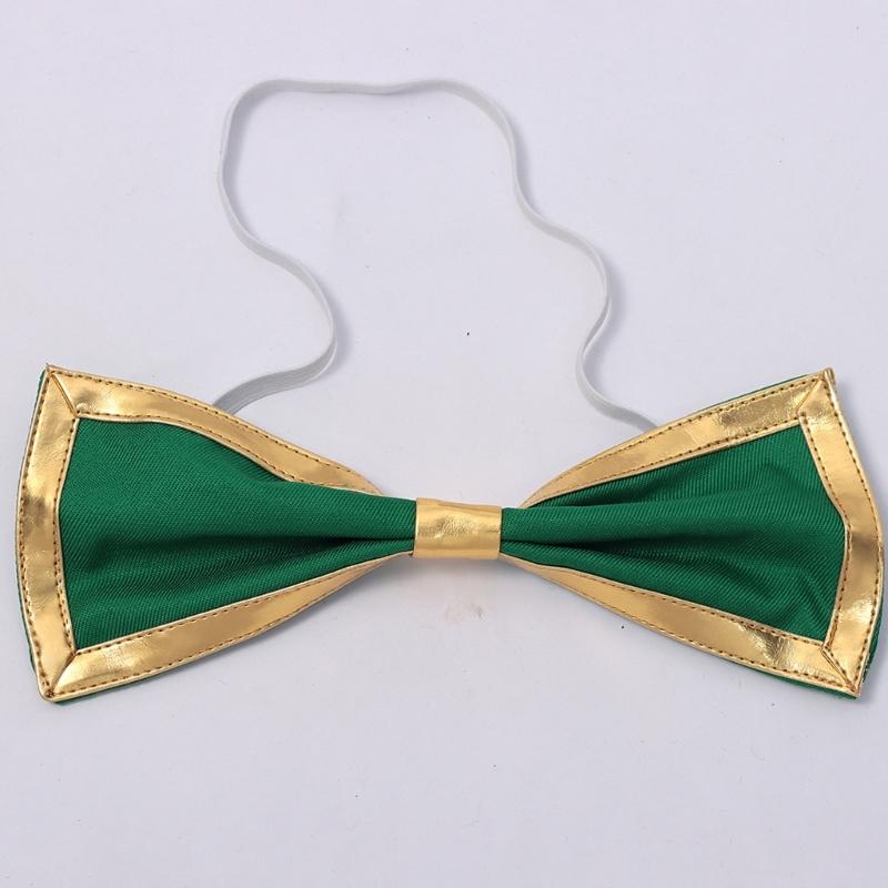 St. Patrick Costume Leprechaun Hat Tuxedo Jacket Tie Pants Stockings St Patrick's Day Outfits Cosplay Halloween Costume