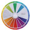 Paper Card Color Mixing Wheel Ink Round Central Circle Rotates Tattoo Nail
