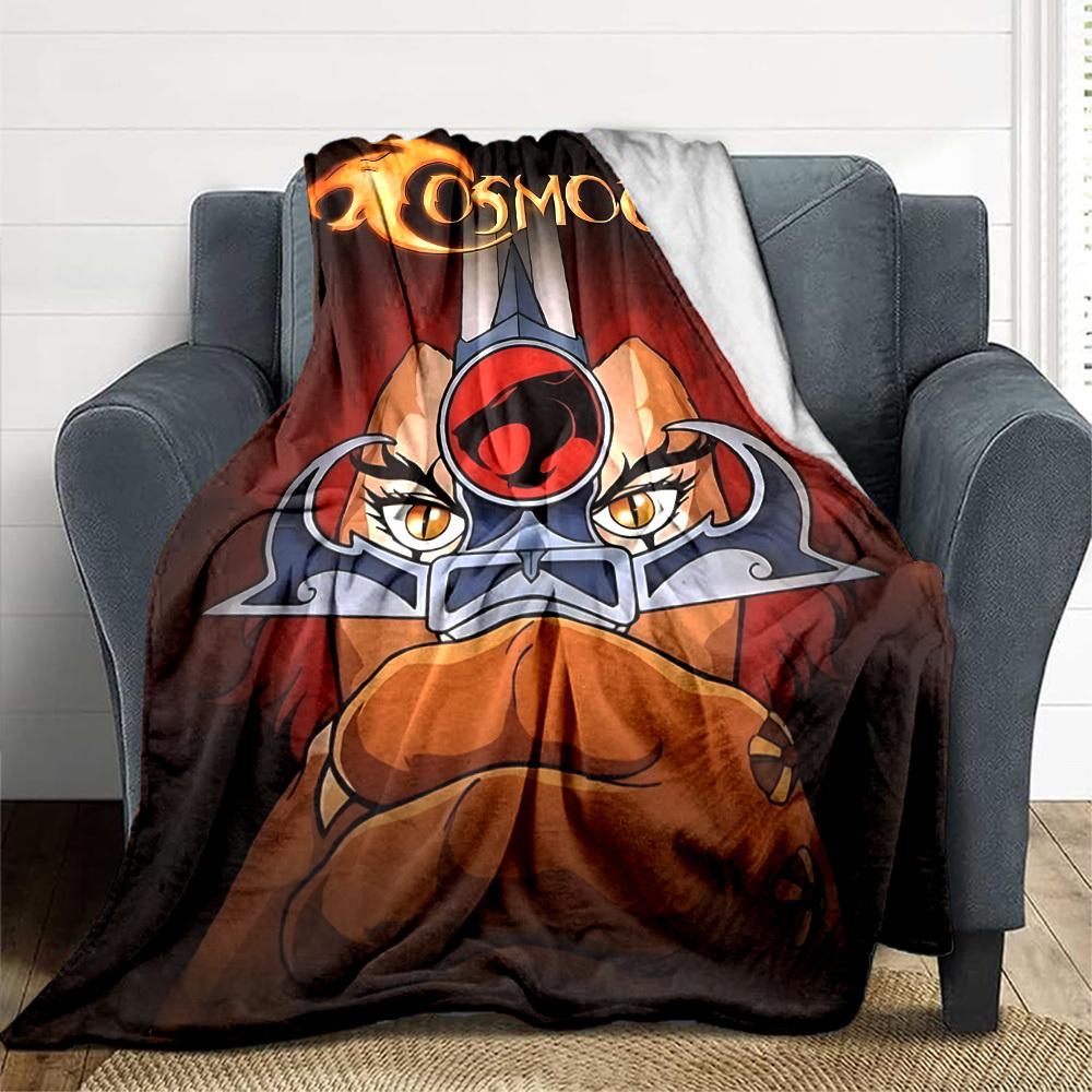 1pc Cosmo Cats Blanket Versatile for Couch, Office Bed 80x120cm