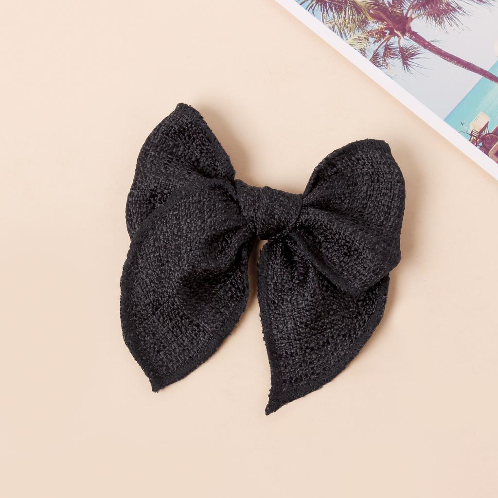 New Children's Hair Accessories Dovetail Bow Hairpin baby Bangs Side Top Clip Headwear Girls Kids Hair Accessories
