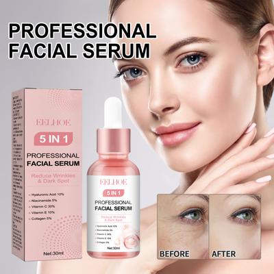 EELHOE 5 In 1 Face Essence Whitening and Lightening Face Essence Fine Lines Anti-Wrinkle Essence Hydrating and Firming Face Treatment Skin Care