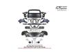 for 18-23 cayenne 9y0.1 standard to new 9y0.2 turbo gt rear kit