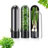 Refrigerator Herb Crisper Saver Pod Container Vegetable Preserving Bottle Keep Herb/Cilantro/Mint/Parsley/Asparagus Fresh Green