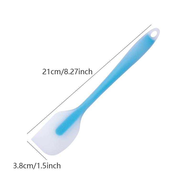 Spatule din silicon antiaderente pentru copt Racletă pentru amestecarea făinii pentru prăjituri Spatulă translucidă Răzuitoare pentru produse de patiserie pentru bucătărie Instrument pentru perie Accesorii pentru copt