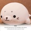 50cm Cute Seal Doll Sleeping Pillow Plush Stuffed Toy Skin Friendly Lightweight Elastic Kids Soft Animal Dolls Decor