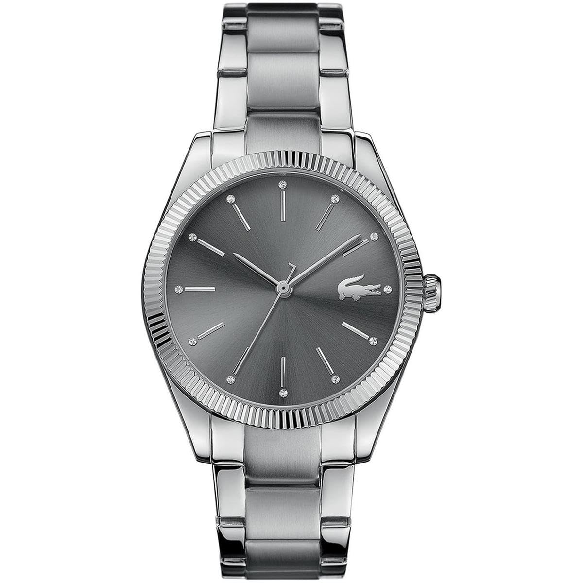 Lacoste Аналоговые Классические Кварцевые Часы Стальной Ремешок Женские (Нержавеющая 2001081)