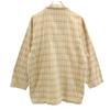 LANVIN 90s Old Check Pattern Room wear L beige pajamas Men's Used