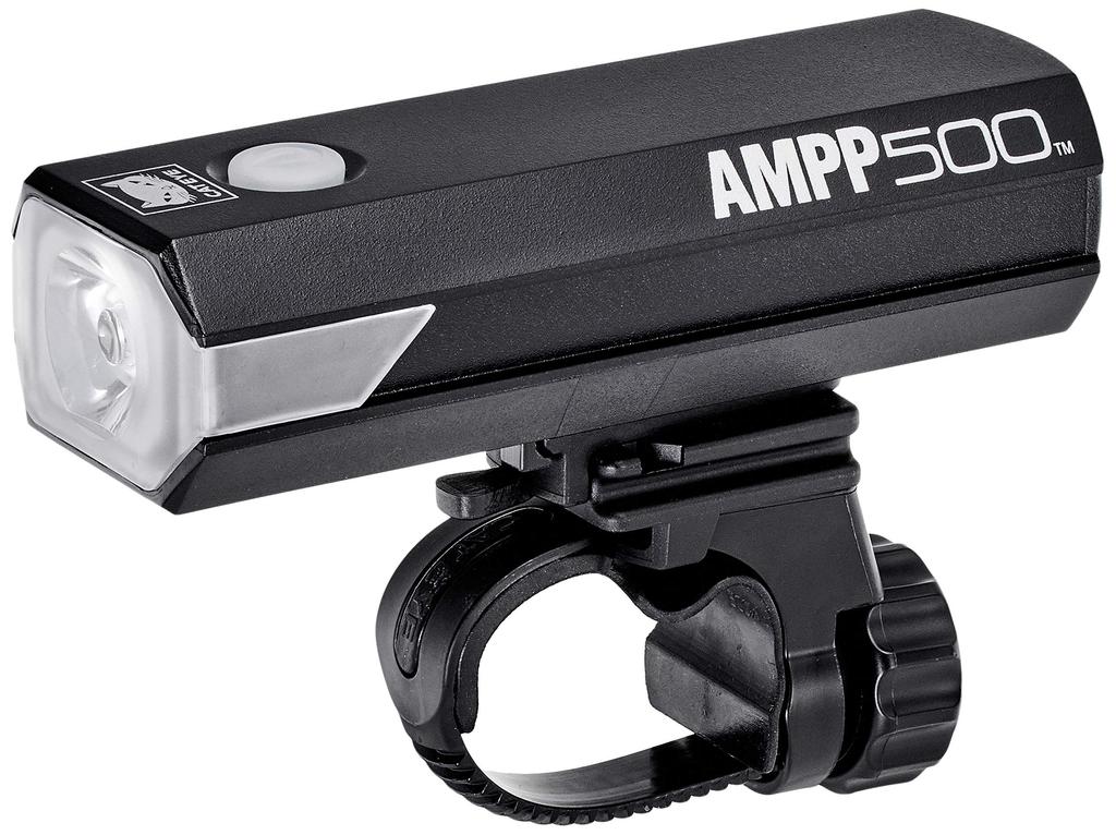 AMPP500 Bicycle Maximum 500 USB and with Side Lenses for Enhanced Side Visibility Headlight, Lumens, Rechargeable, Compact, Durable, Powerful,