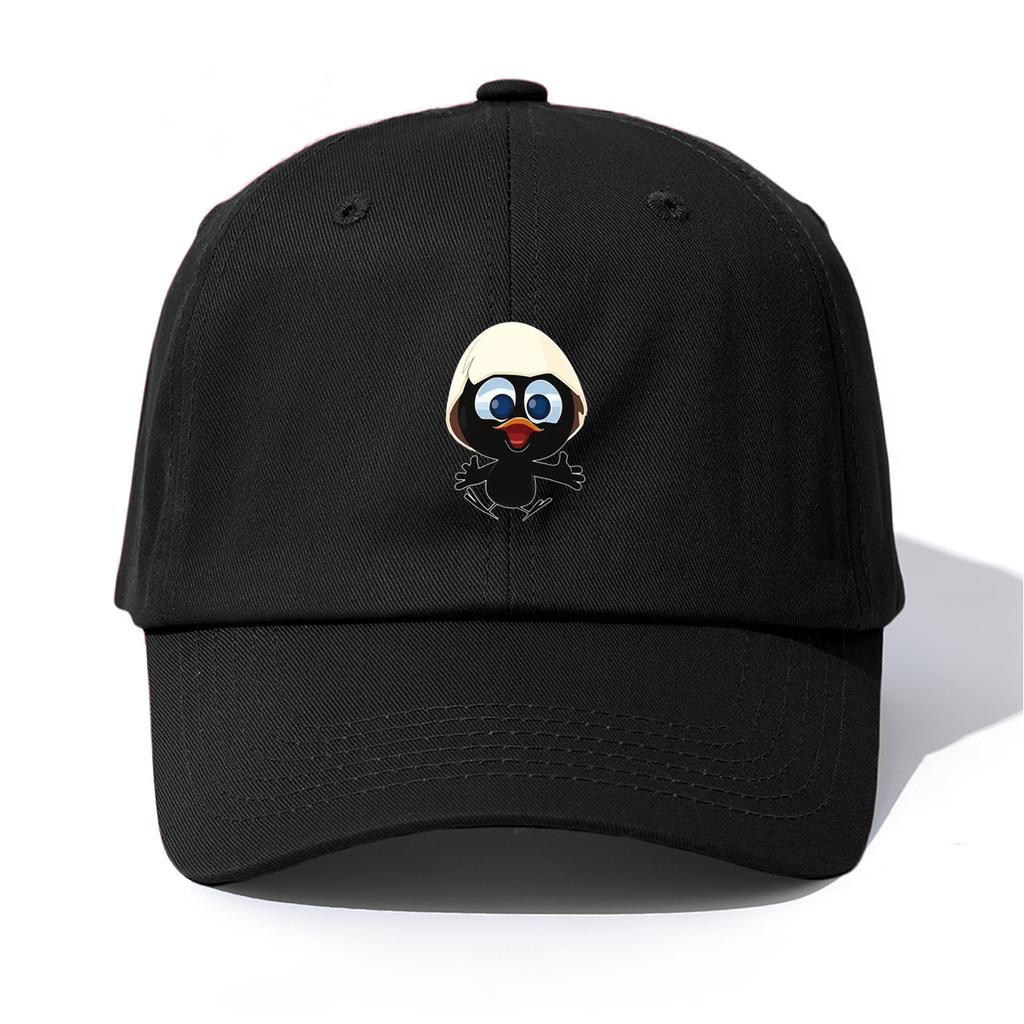 1pc DUCK Print  Baseball Cap for Adults,  Minimalist Retro Style Casual Soft Adjustable Dad Hat, Perfect As Gift