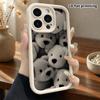 Phone Case: 2D Flat, Suitable for iPhone 18 17 16 15 14 13 12 Pro, Teddy Bear Stack, Perfect Christmas and Halloween Holiday Gift
